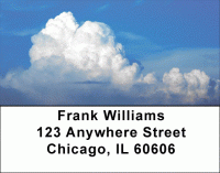 Clouds in the Sky Address Labels Accessories