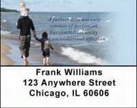 Fatherhood Address Labels Accessories