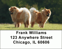 Chow Chow Address Labels Accessories