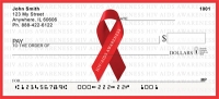 HIV/Aids Awareness Ribbon Personal Checks