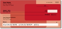 Red Rectangle Personal Checks