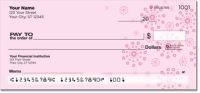 Pink Burst Personal Checks