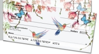 Colorful Hummingbird Side Tear Personal Checks