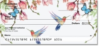 Colorful Hummingbird Personal Checks