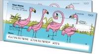 Scrivan Flamingos Side Tear Personal Checks