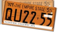 New York License Plate Side Tear Personal Checks