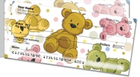Cuddly Teddy Bear Side Tear Personal Checks