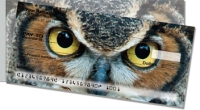 Eyes of an Owl Side Tear Personal Checks