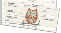 Country Owl Side Tear Personal Checks