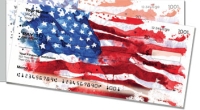 American Flag Side Tear Personal Checks