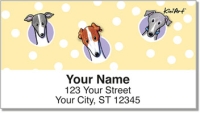 Greyhound Address Labels Accessories