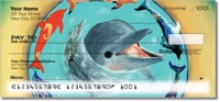 Swimming Dolphin Personal Checks
