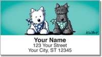 Terrier Friends 2 Address Labels Accessories