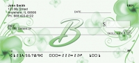 Floral Monogram B Personal Checks