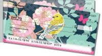 Birds and Blooms Side Tear Personal Checks