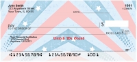 Red, White and Blue Personal Checks