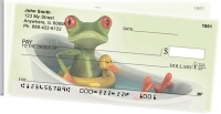 Funky Frogs Side Tear Personal Checks