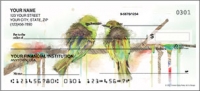 Watercolor Birds Animal Personal Checks - 1 Box - Singles
