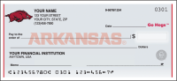 Arkansas Logo Collegiate Personal Checks - 1 Box - Singles