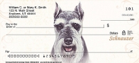 Schnauzer Dog Personal Checks