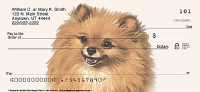 Pomeranian Dog Personal Checks