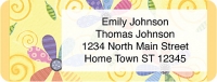 Flower Power Booklet of 150 Address Labels Accessories