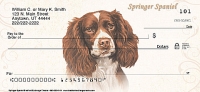 Springer Spaniel Personal Checks