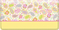 Pretty Paisley Checkbook Cover Accessories