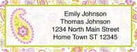 Pretty Paisley Address Labels Accessories