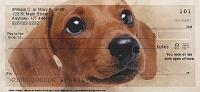 Faithful Friends - Dachshund Dog Personal Checks