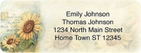 Sunflowers Booklet of 150 Address Labels Accessories