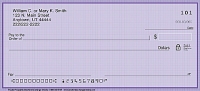 Purple Prosperity Personal Checks