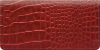 Red Croc Checkbook Cover Accessories