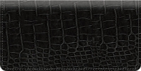 Black Croc Checkbook Cover Accessories