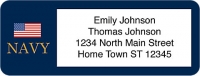 Navy Booklet of 150 Address Labels Accessories