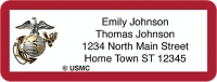 USMC Booklet of 150 Address Labels Accessories