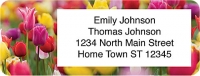 Tulips Return Address Label Accessories