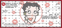 Betty Boop Kiss Personal Checks