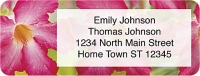 Exotic Flowers Return Address Label Accessories