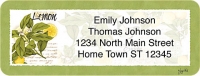 Botanical Fruits Return Address Label Accessories