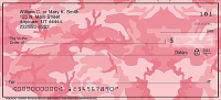 Pink Camo Personal Checks