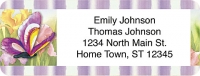 Floral Flutters Return Address Label Accessories