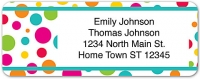 Polka Dots Return Address Label Accessories