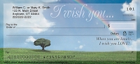 I Wish You Rainbows Personal Checks