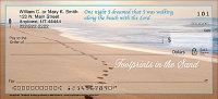 Footprints In The Sand Personal Checks