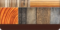 Woodgrain Checkbook Cover Accessories