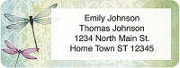 Dragonflies Return Address Label Accessories