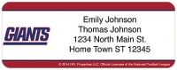 New York Giants NFL Return Address Label Accessories