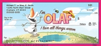 Olaf in Summer Personal Checks