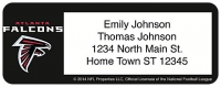 Atlanta Falcons NFL Return Address Label Accessories